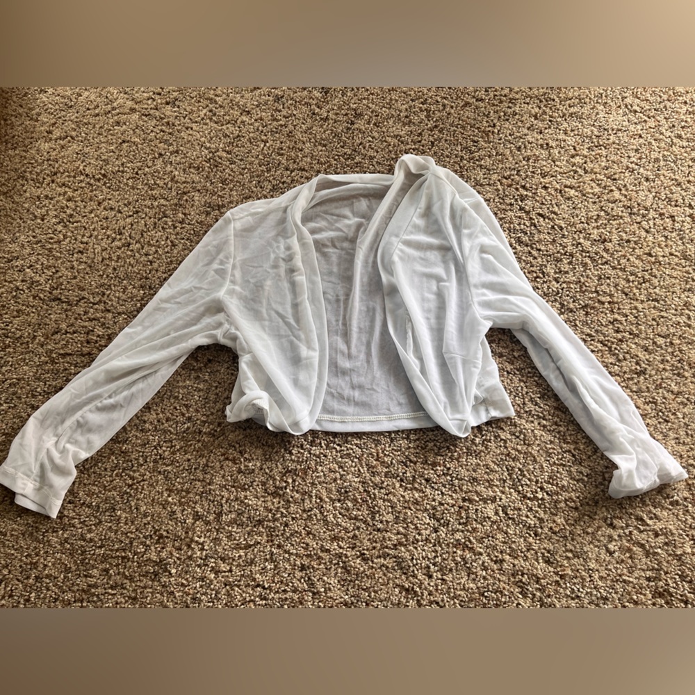 2 sheer cropped coverups for the price of one :)